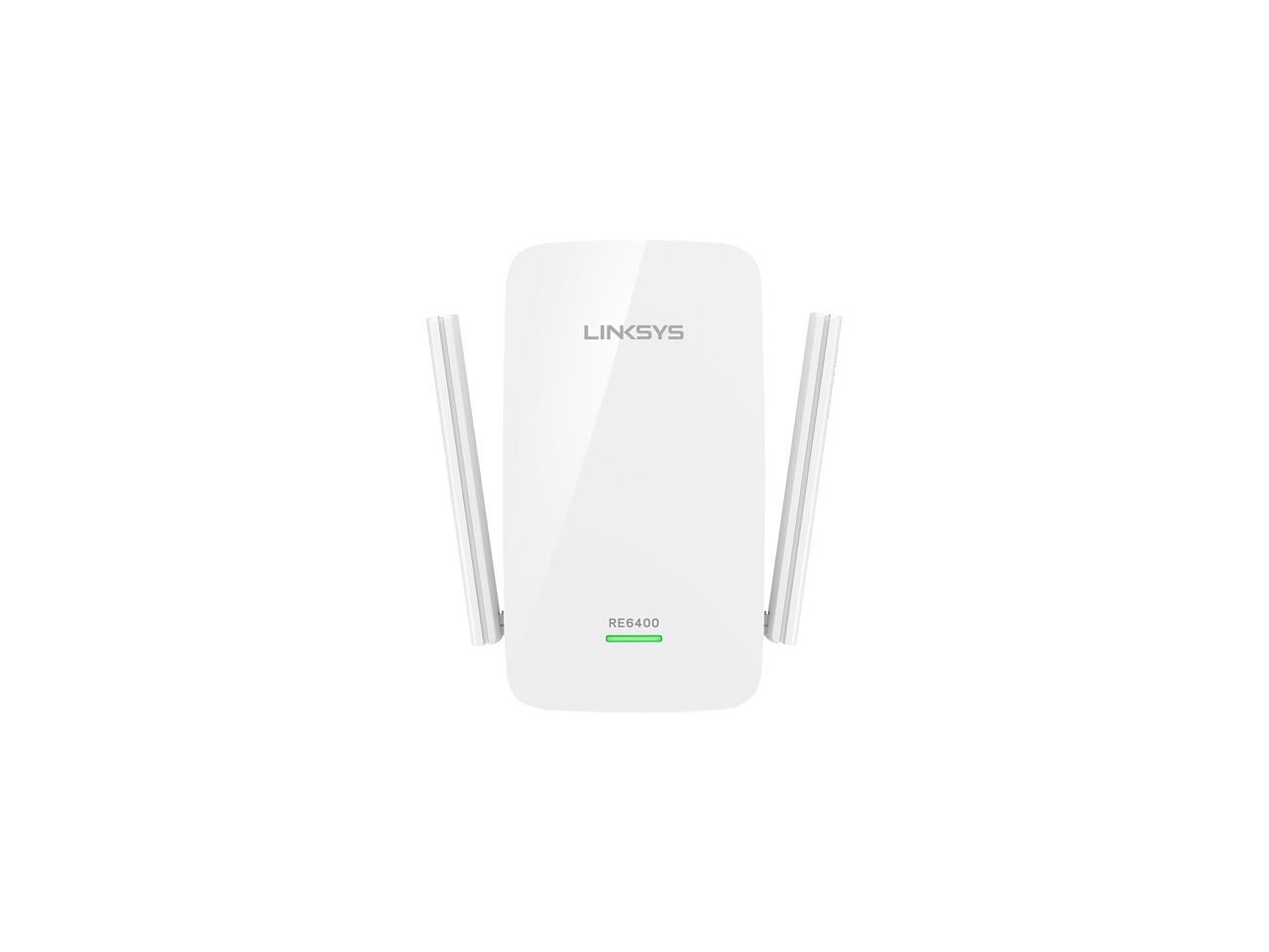 Linksys AC1200 Boost EX Dual-Band Wi-Fi Range Extender RE6400 Certified Refurbished 