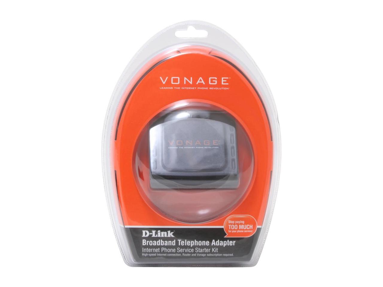 Open Box DLink VTAVR Broadband Telephone Adapter with Vonage