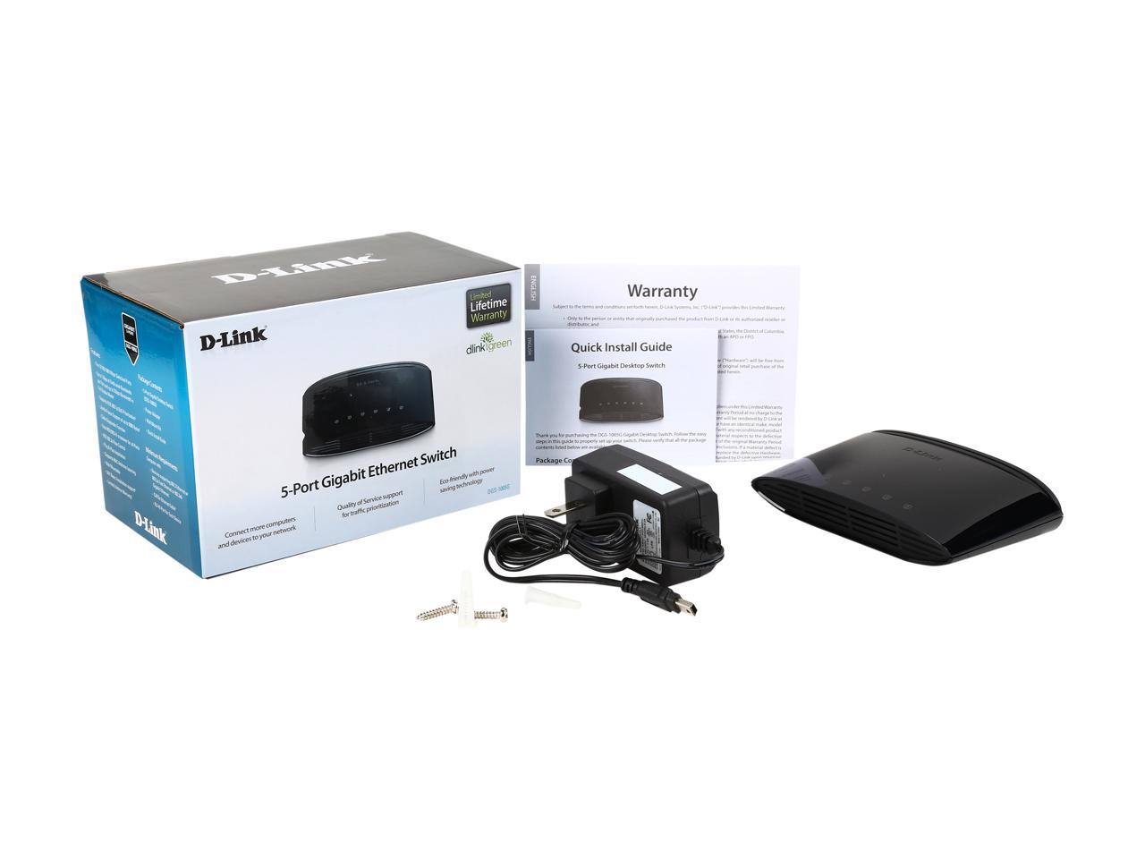 DLink DGS1005G Gigabit Desktop Switch Retail Newegg.ca