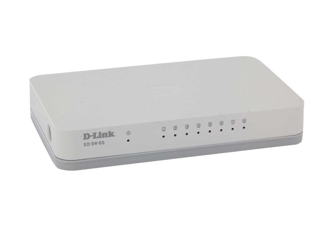 D-Link GO-SW-8G Gigabit Desktop Switch Networking Products Computers & Accessories agreena.com