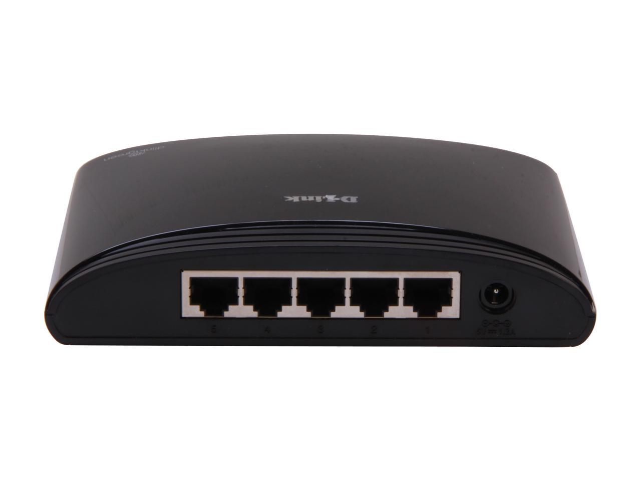 Refurbished DLink DGS1005G/RE 5Port Gigabit Desktop Switch Newegg.ca