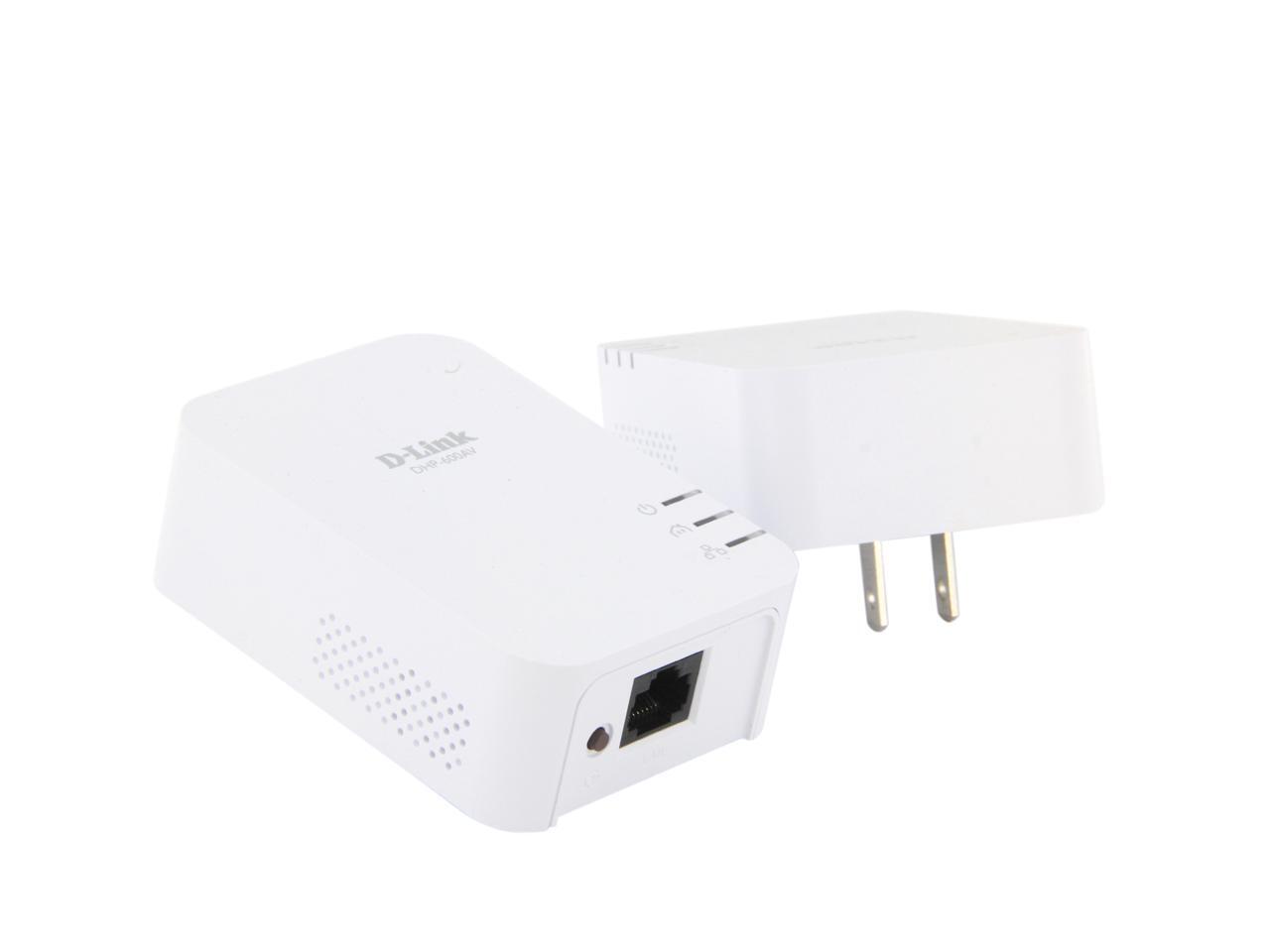 DLink PowerLine DHP601AV AV2 AV1000 Gigabit Starter Kit, up to 1000