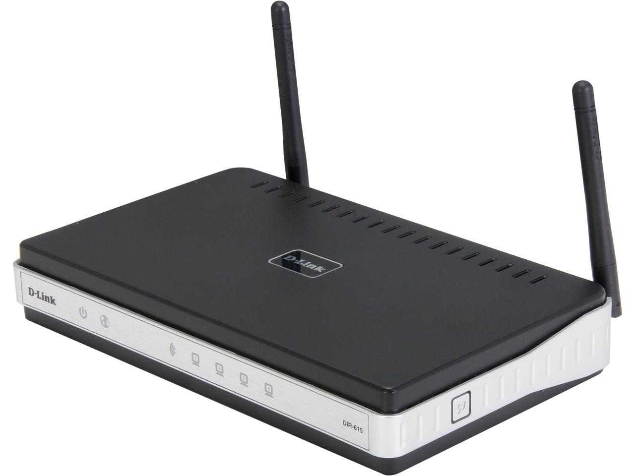 D-Link DIR-615 WirelessN N300 WIFI Router Access point broadband Internet Switch 