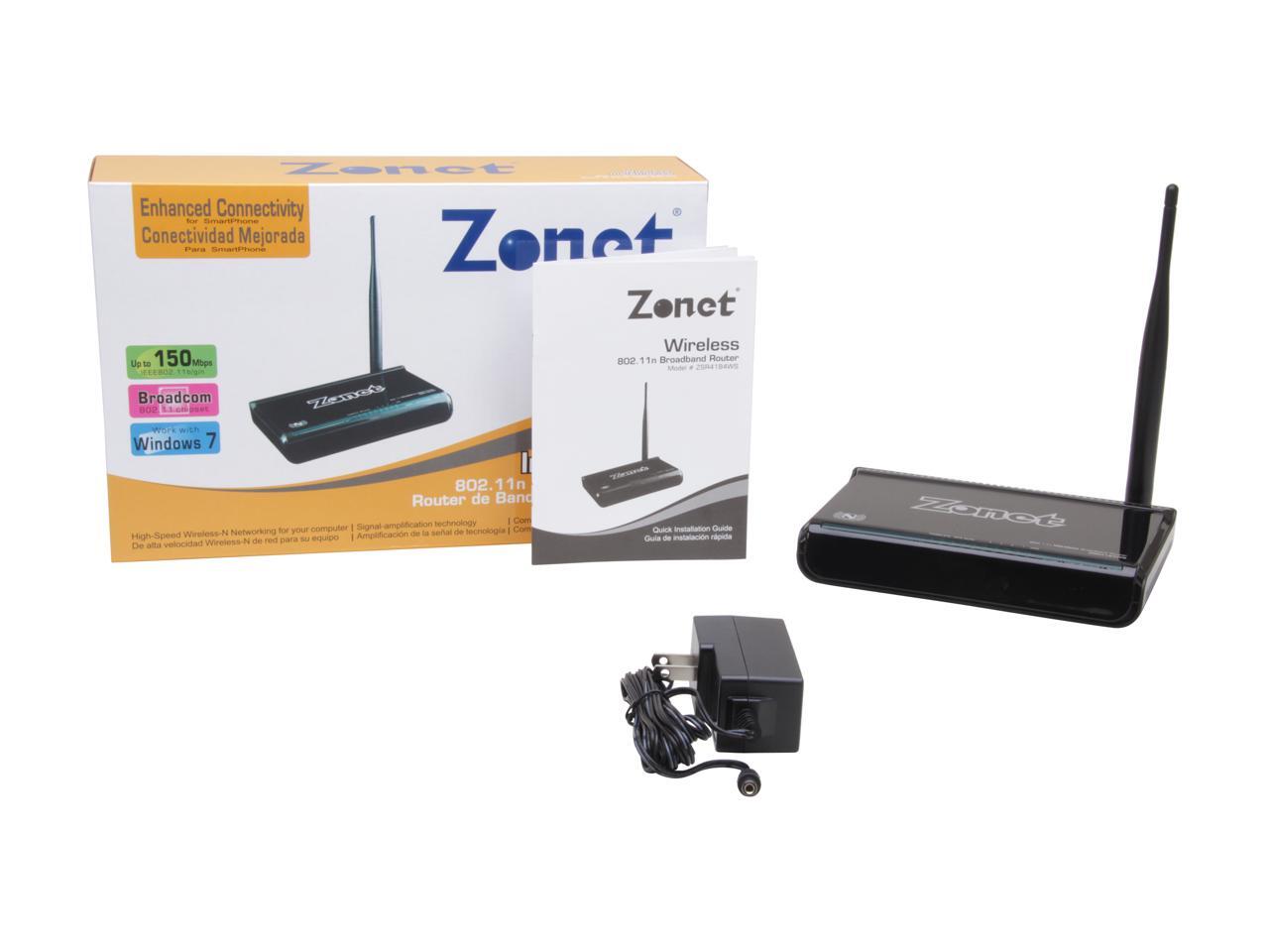 ZSR4184Ws WirelessN Broadband Router