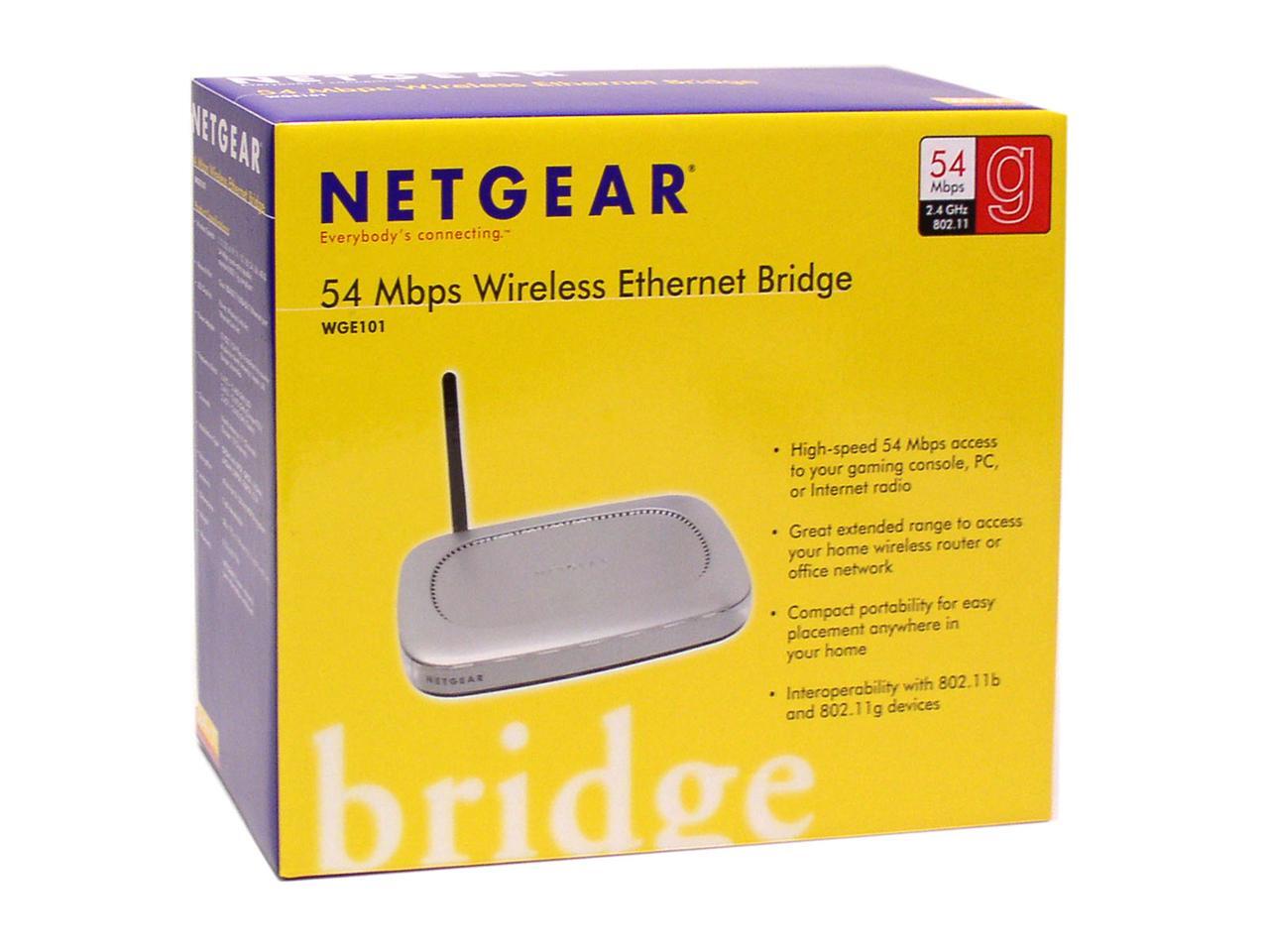 NETGEAR WGE101 Wireless Bridge
