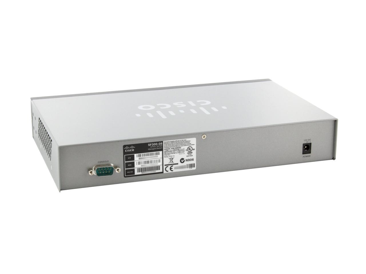 Cisco SF300-08 (SRW208-K9-NA) 8-port 10/100 Managed Switch - Newegg.com