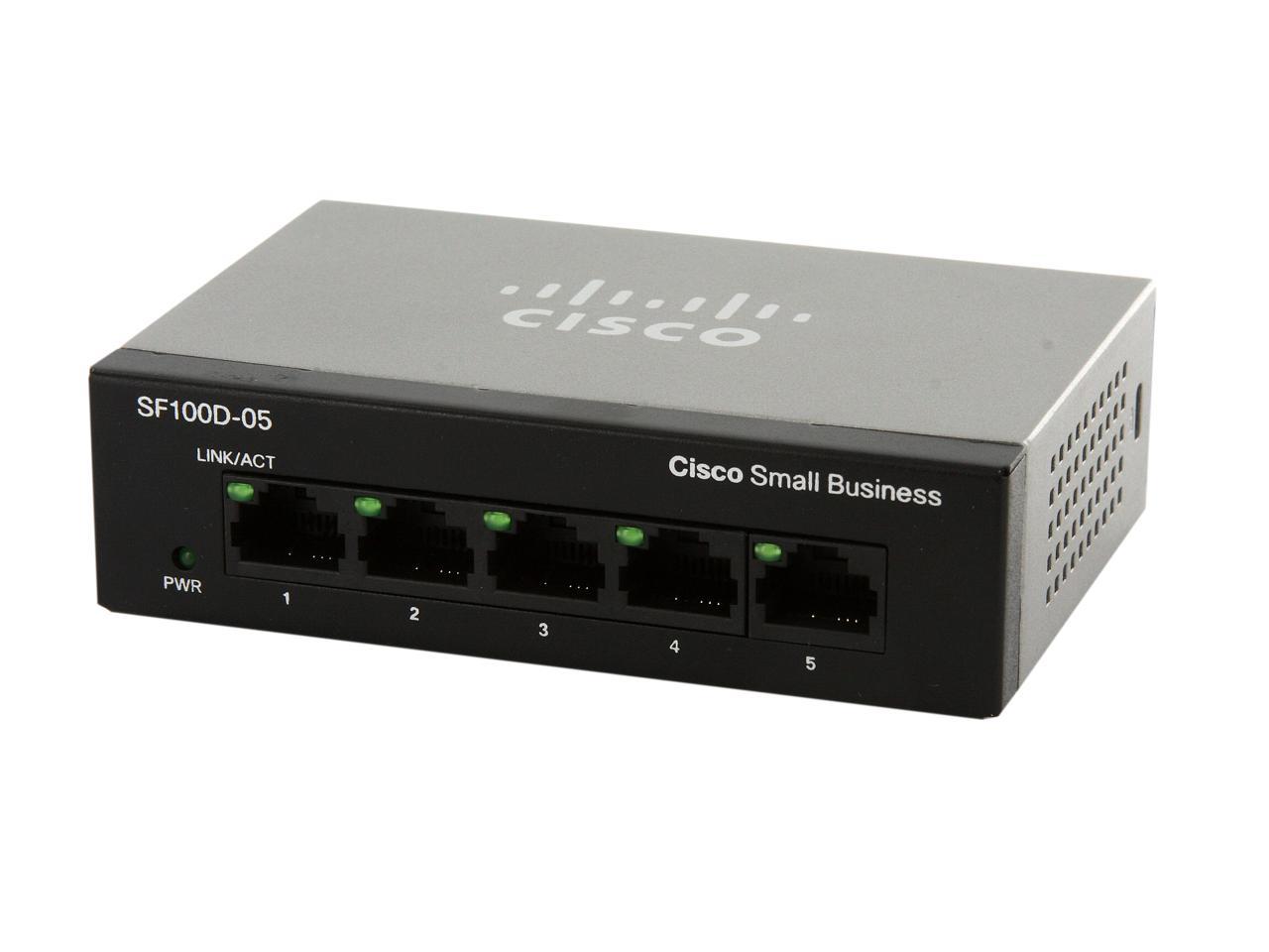 Switch Sf110d-05 Cisco 5-100 Desktop No-admin No-rack Flex 