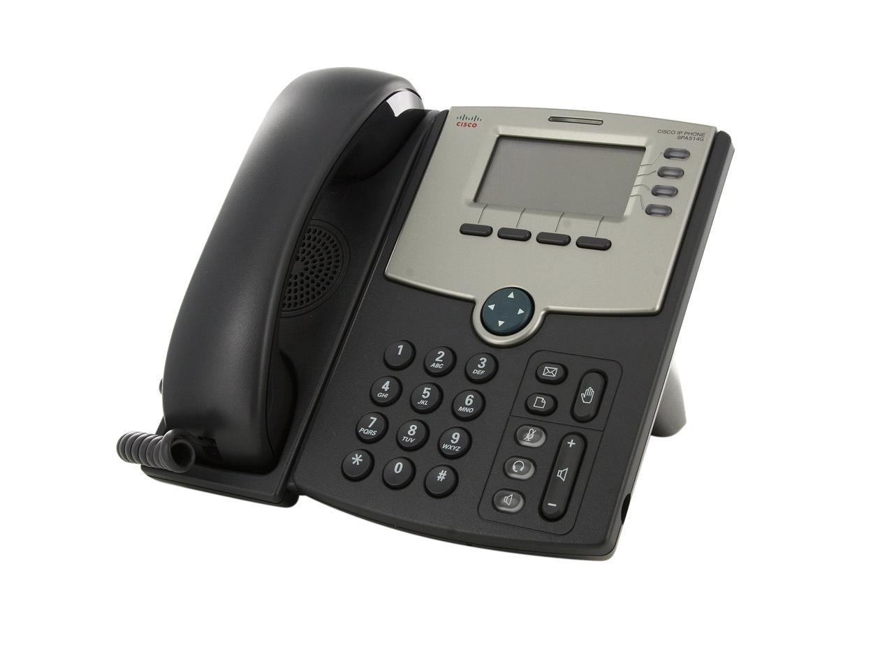 Cisco Small Business SPA514G 4-Line IP Phone with 2-Port Gigabit ...