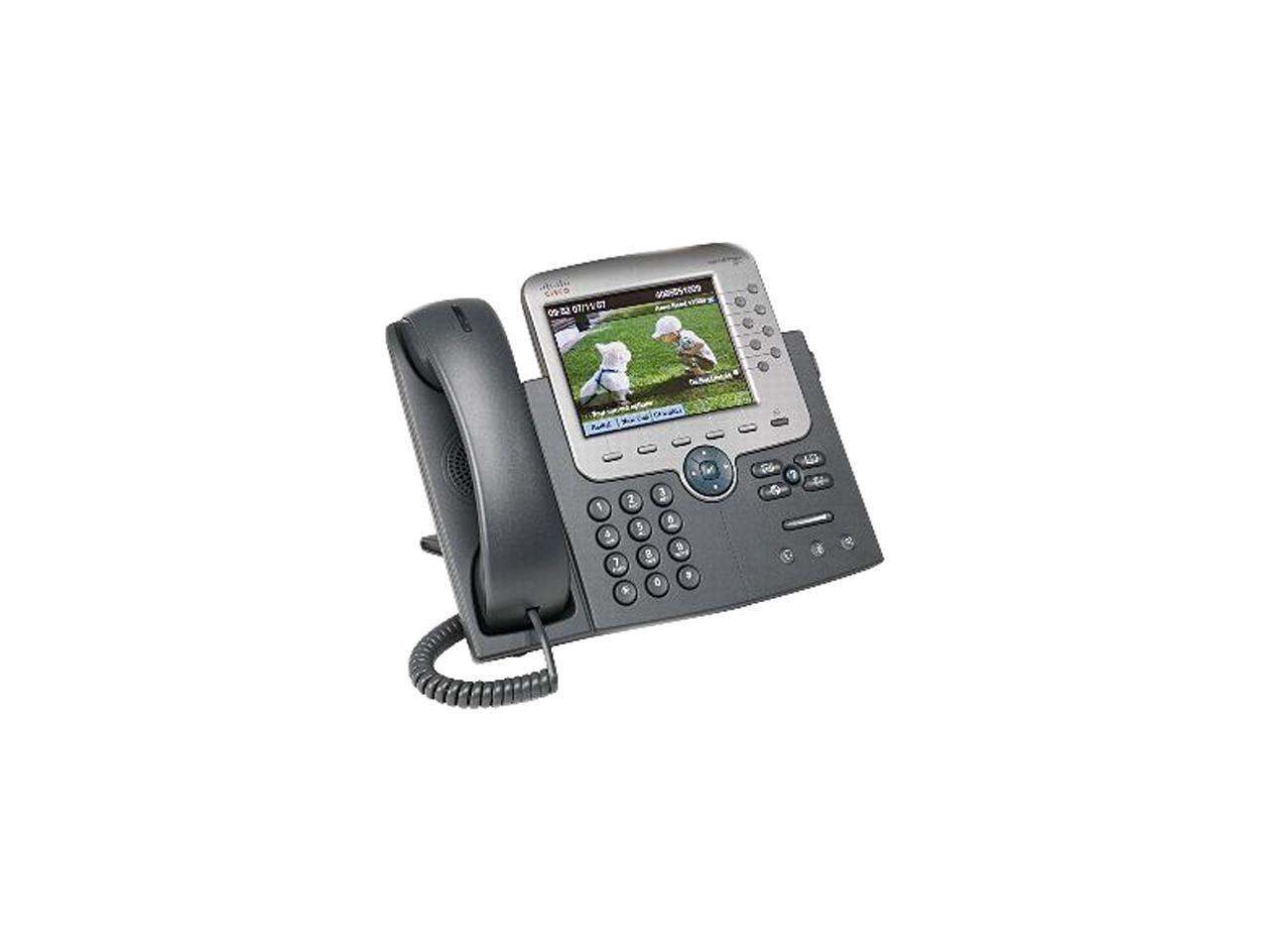 Cisco CP7975G= 1Handset 6Line Landline Telephone