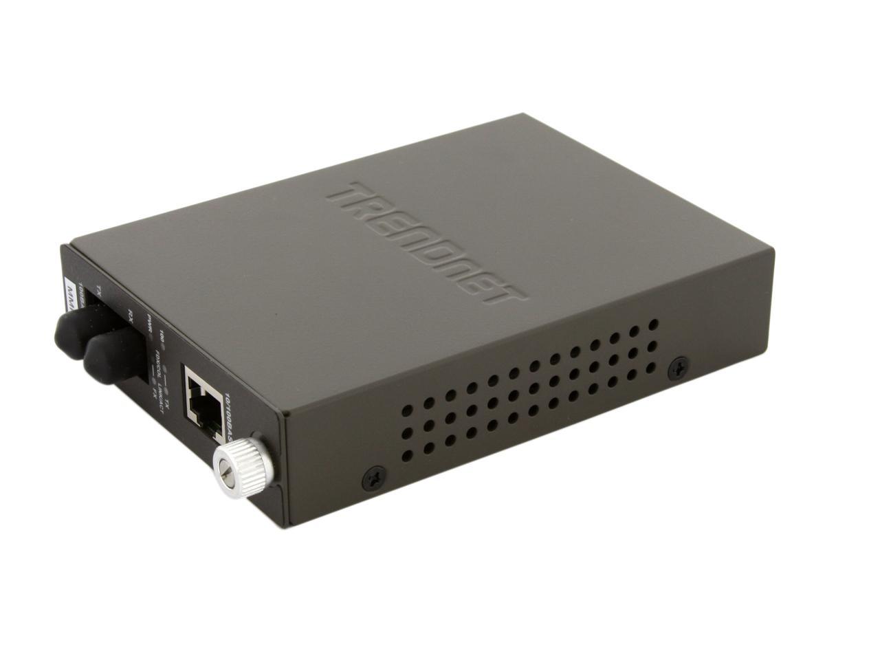 Trendnet Base Tx To Base Fx Multi Mode St Fiber Media Converter