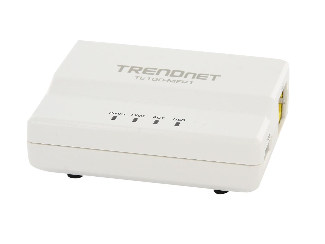 TE100MFP1 1Port MultiFunction USB Print Server