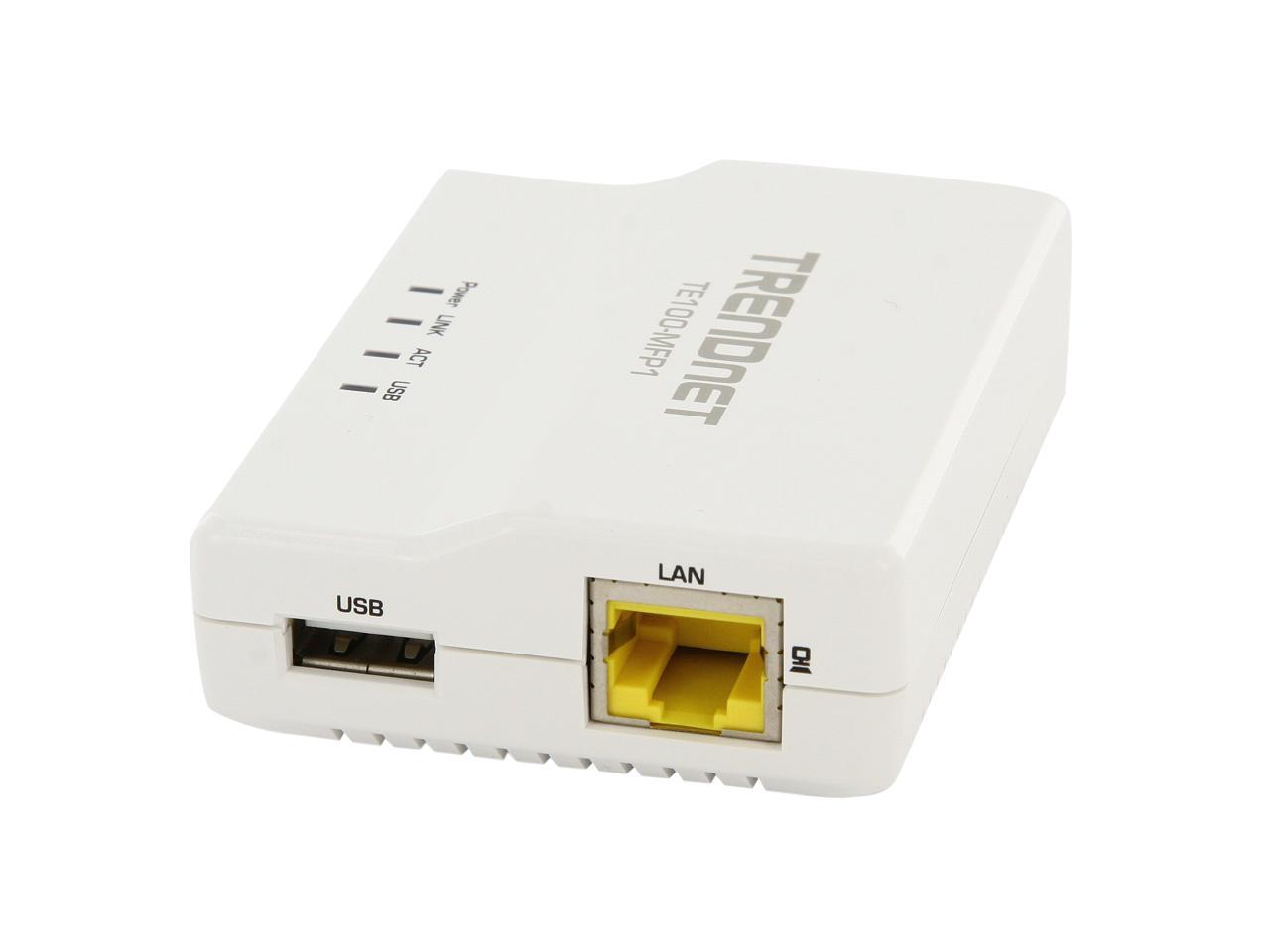 TE100MFP1 1Port MultiFunction USB Print Server