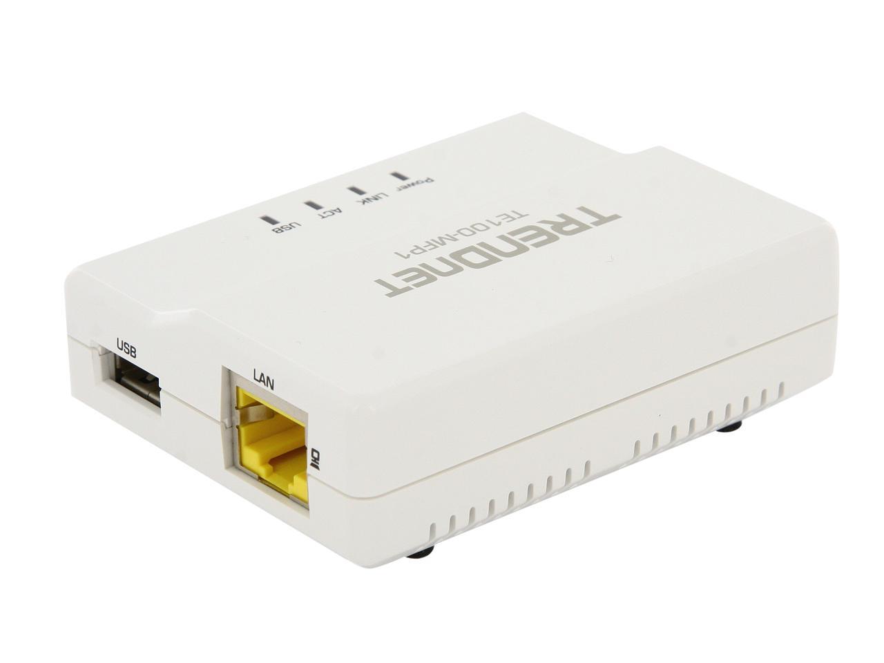 TE100MFP1 1Port MultiFunction USB Print Server