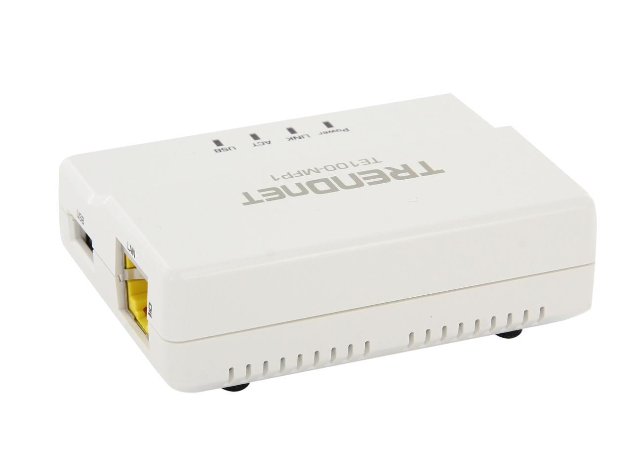 TE100MFP1 1Port MultiFunction USB Print Server