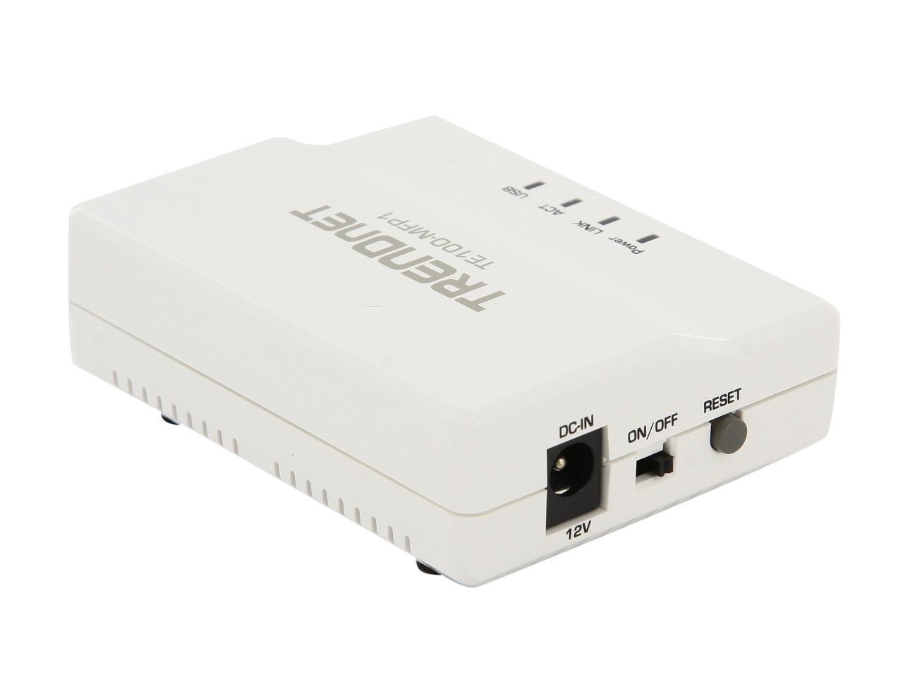 TE100MFP1 1Port MultiFunction USB Print Server