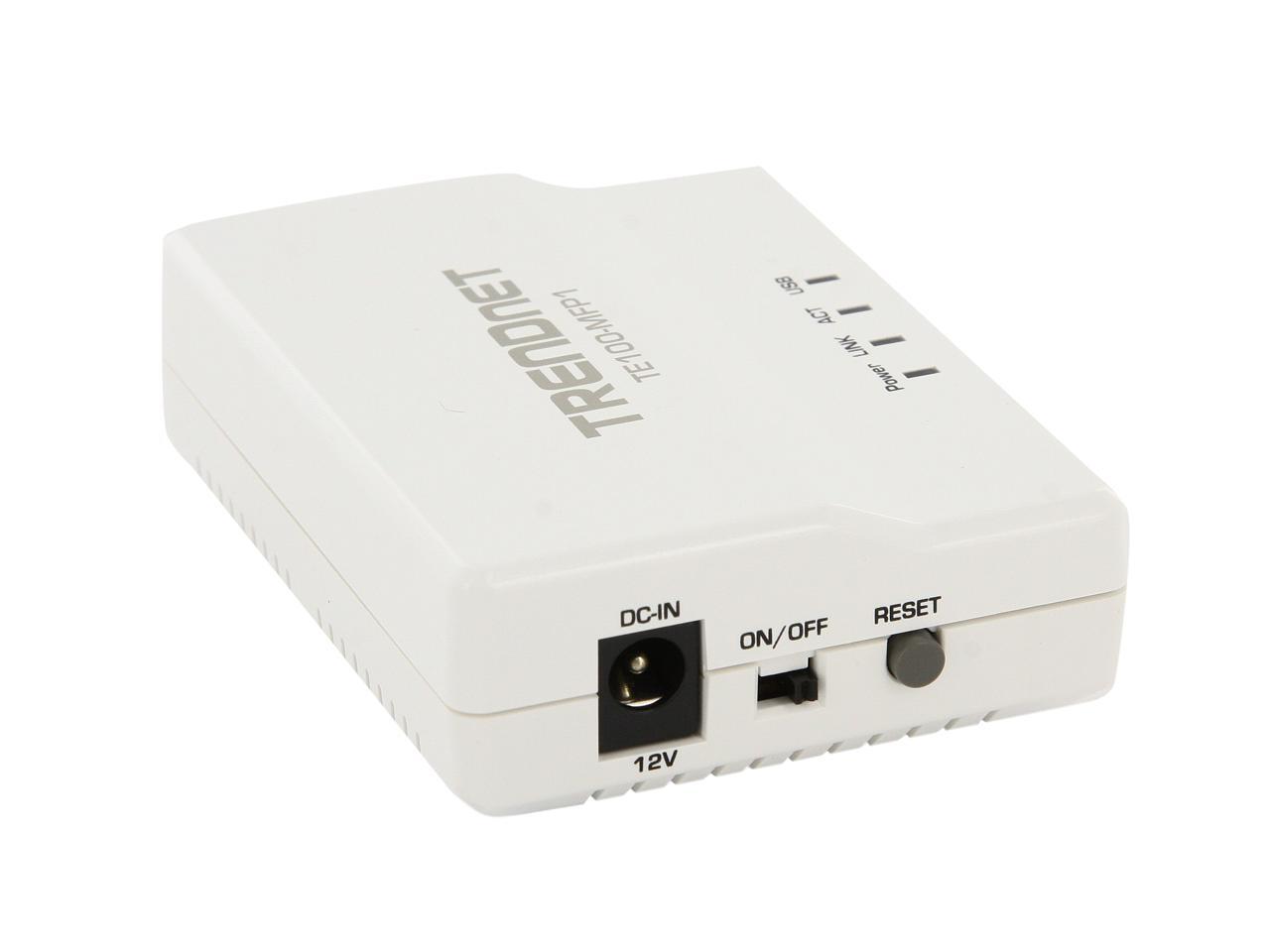 TE100MFP1 1Port MultiFunction USB Print Server