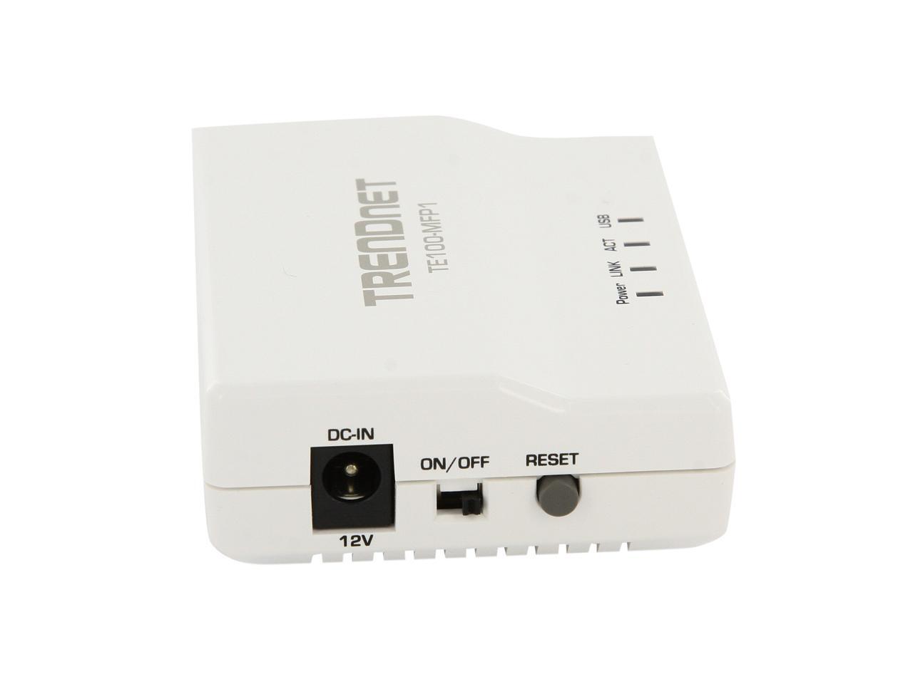TE100MFP1 1Port MultiFunction USB Print Server