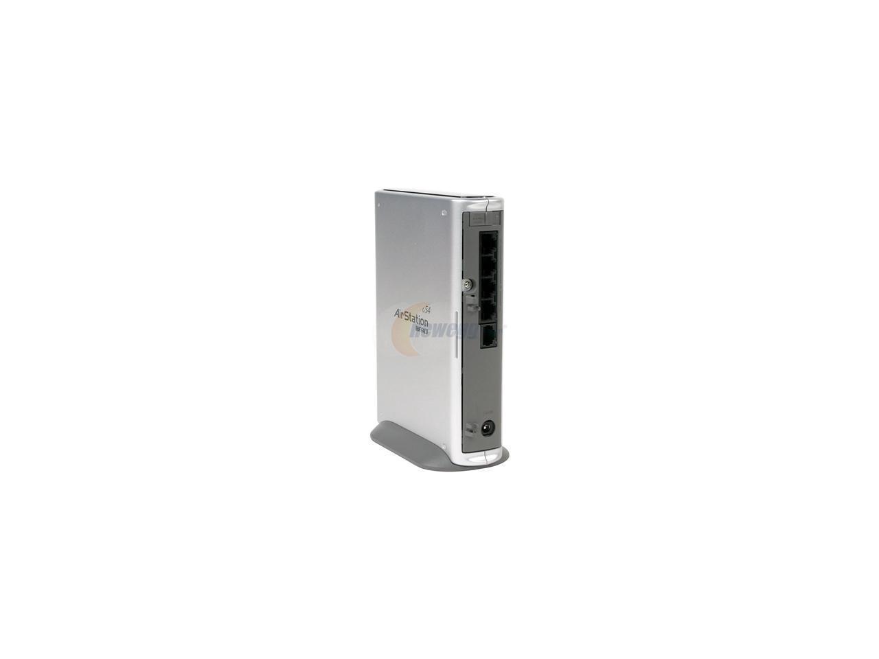 Buffalo Wzr Rs G54 125 High Speed Mode Wireless Secure Remote Gateway Newegg Com