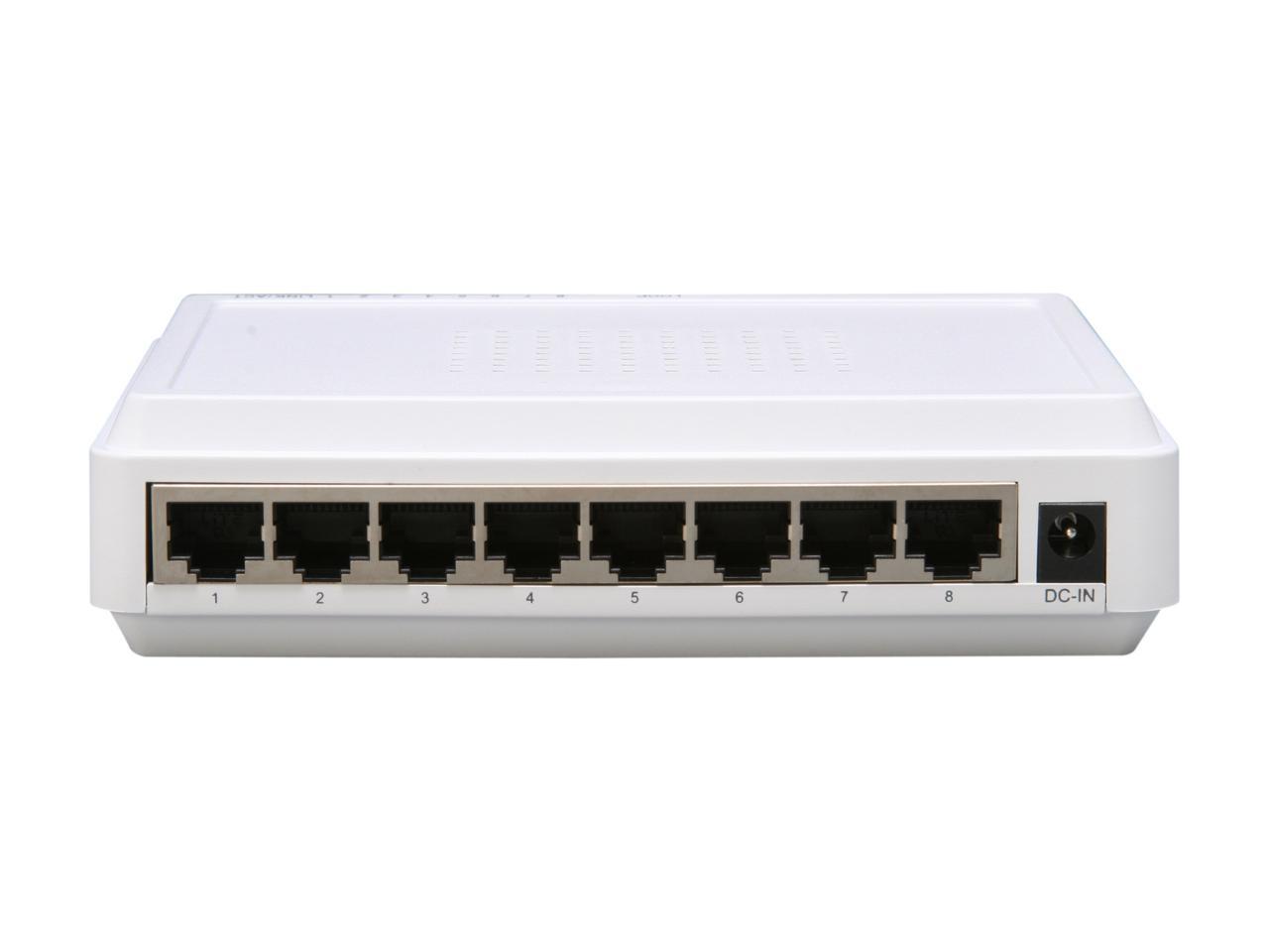 BUFFALO 8-Port Unmanaged Gigabit Switch - LSW4-GT-8EP/W - Newegg.ca