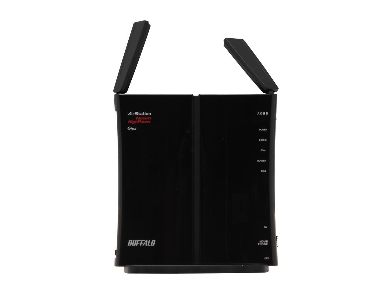 BUFFALO WZR600DHP AirStation HighPower N600 Gigabit Dual Band Wireless