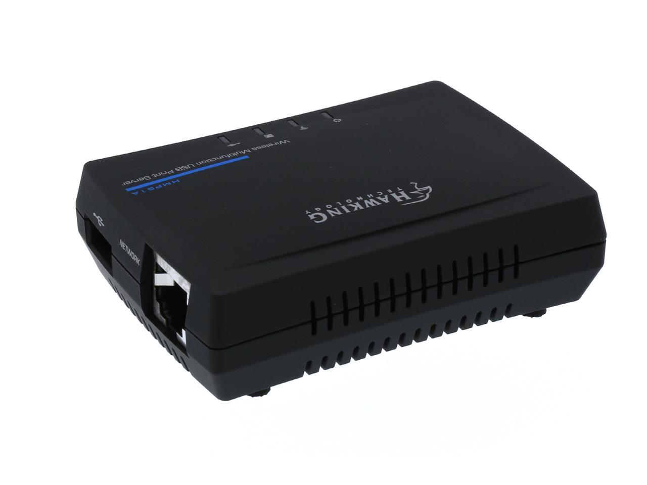 Hawking Technology Wireless Multifunction USB 2.0 Print Server/Device
