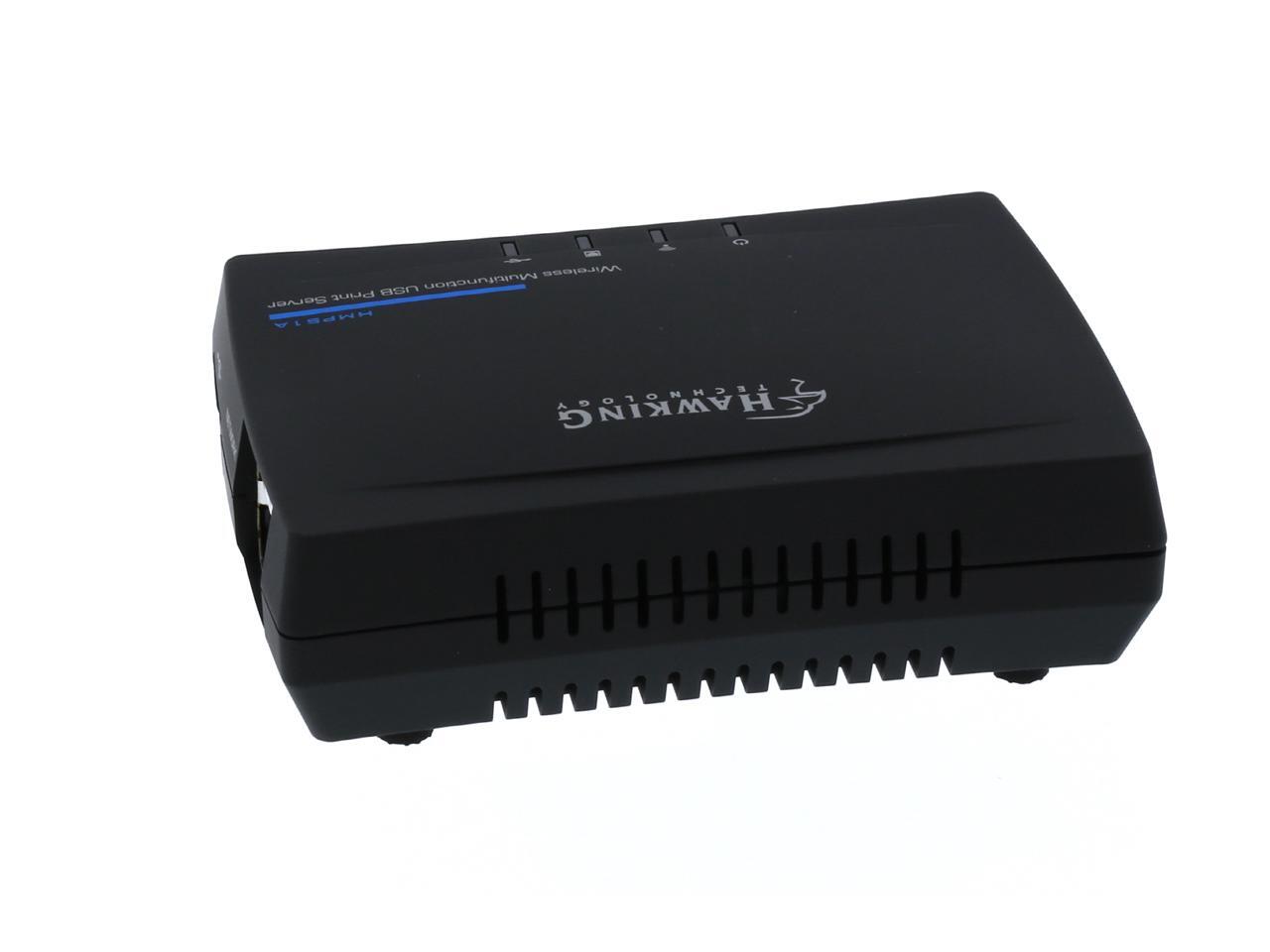 Hawking Technology Wireless Multifunction USB 2.0 Print Server/Device