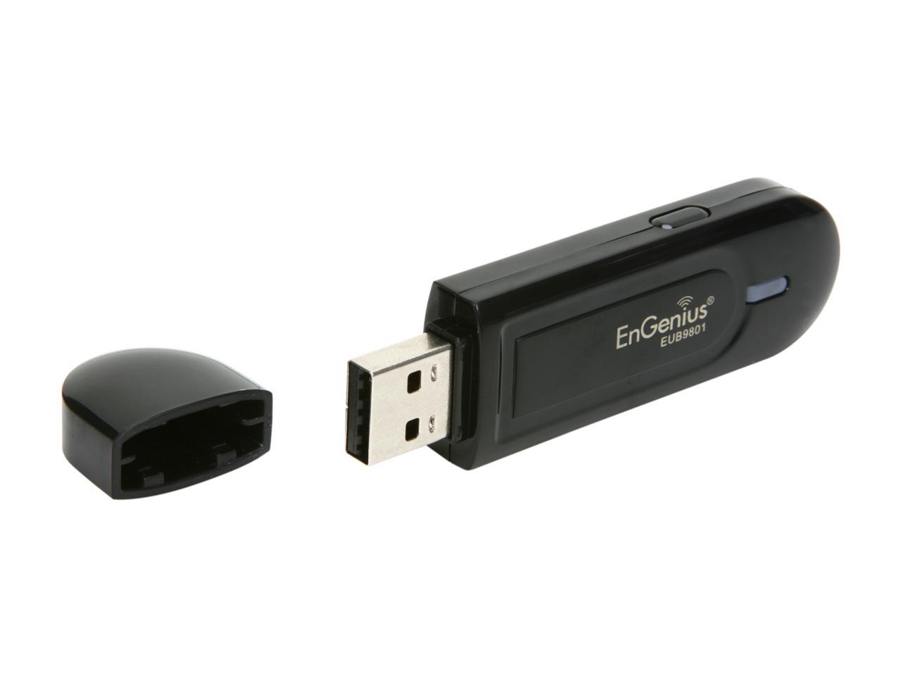 Engenius Eub9801 Dual-band Wireless N Adapter 300mbps On 2.4ghz Or 