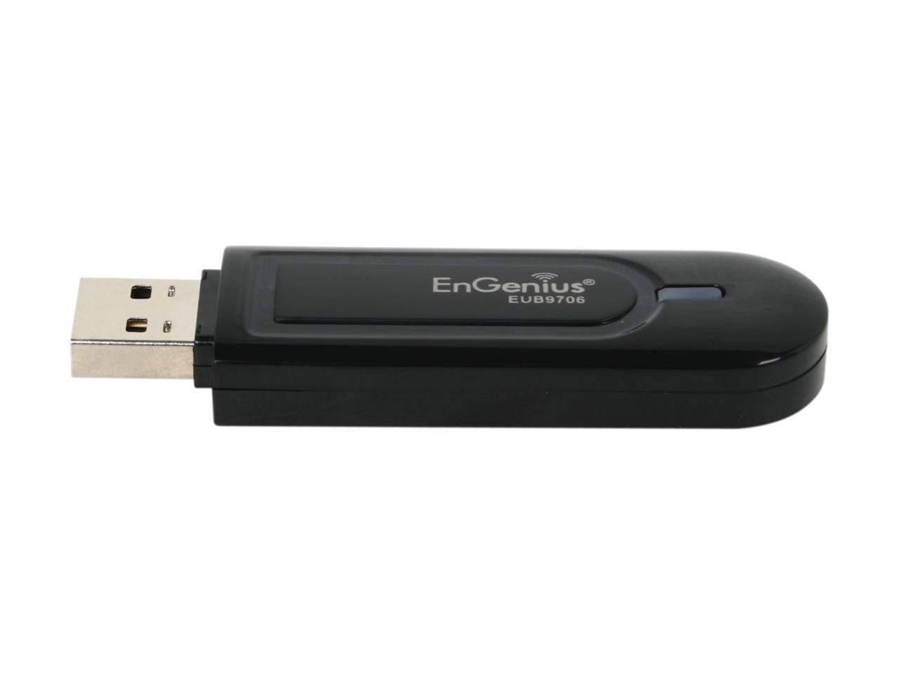 EnGenius EUB9706 Wireless N Adapter IEEE 802.11b/g/n, Up to 300Mbps ...