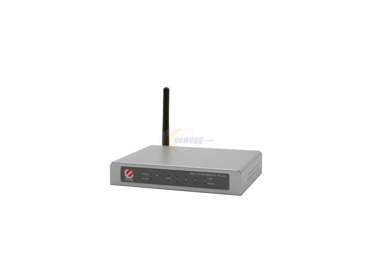 ENCORE ENHWIARGRLAM Wireless 802.11G Router