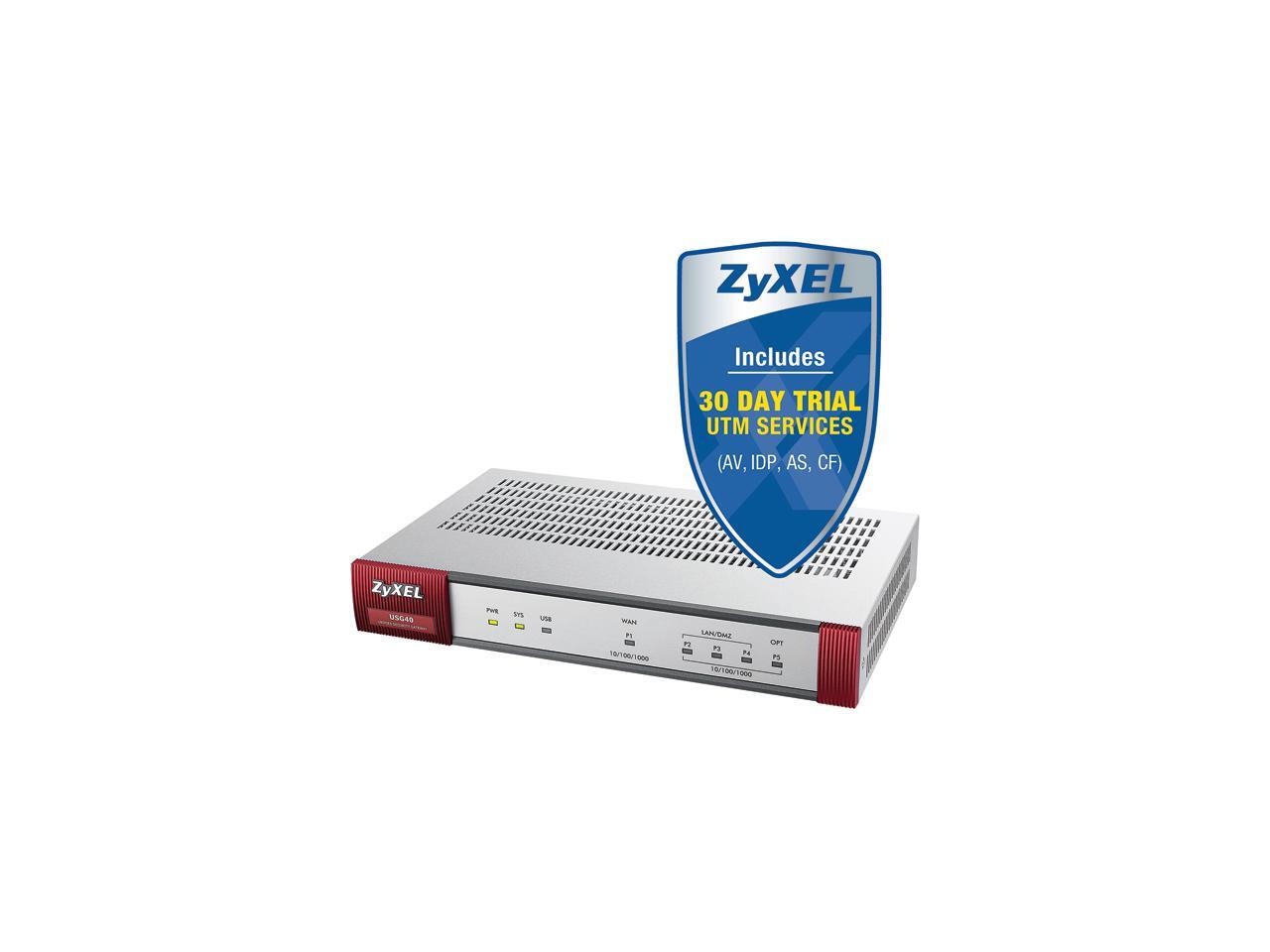 ZyXEL USG40NB Security Firewall (Hardware only)
