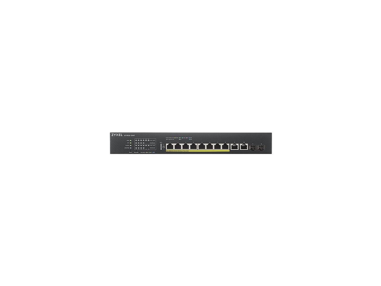 ZyXEL XS1930-12HP 12-port Multi-Gigabit Smart Managed Switch - Newegg.com