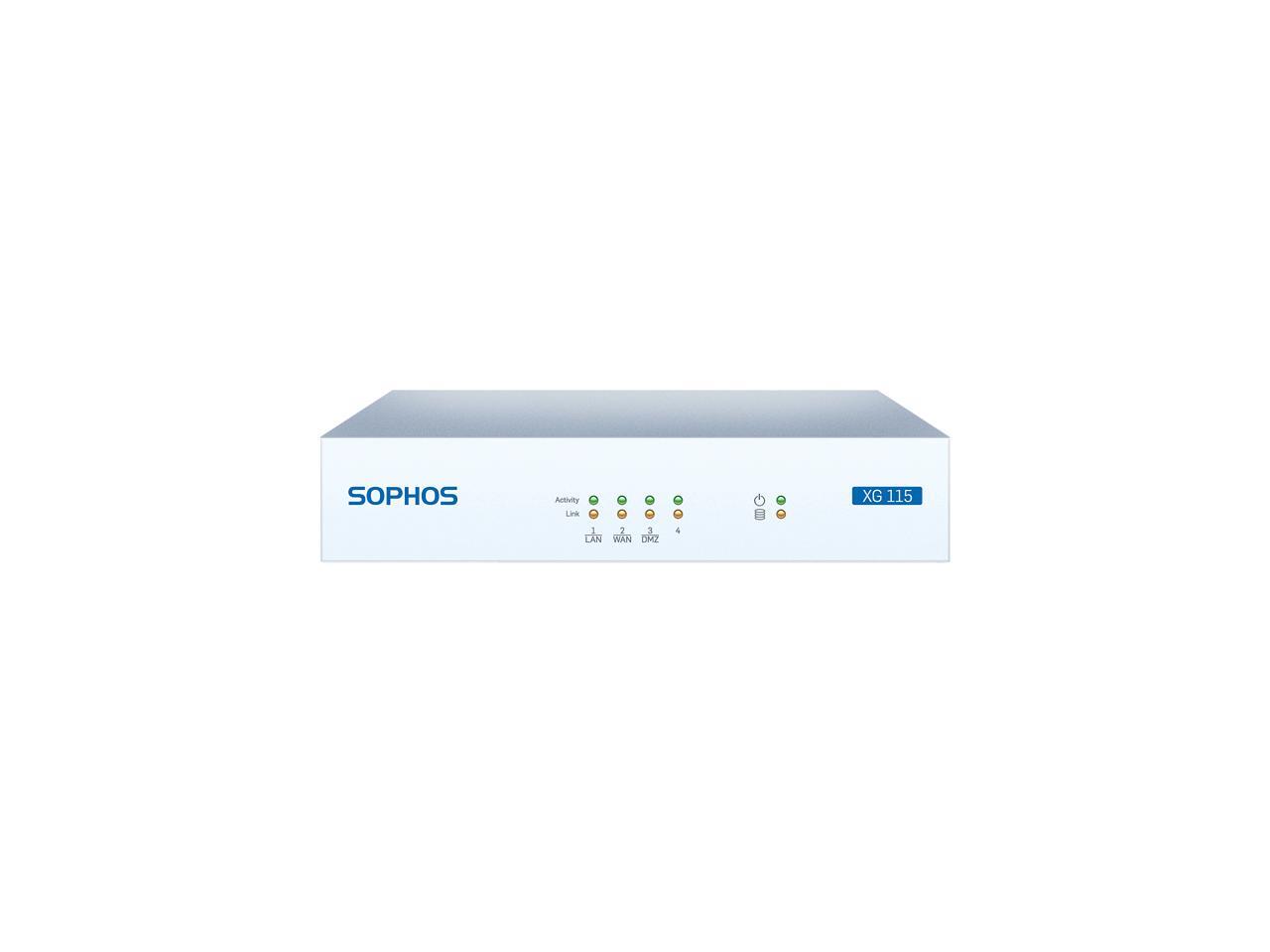 Sophos XB1B33SEK Wired XG 115 Network Security / Firewall Appliance ...