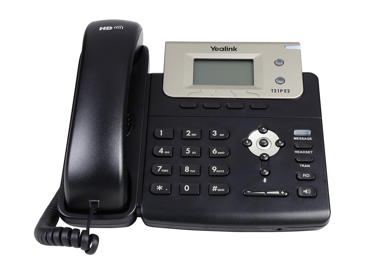 Yealink YEA-SIP-T21P-E2 Entry-level IP phone with 2 Lines & HD voice