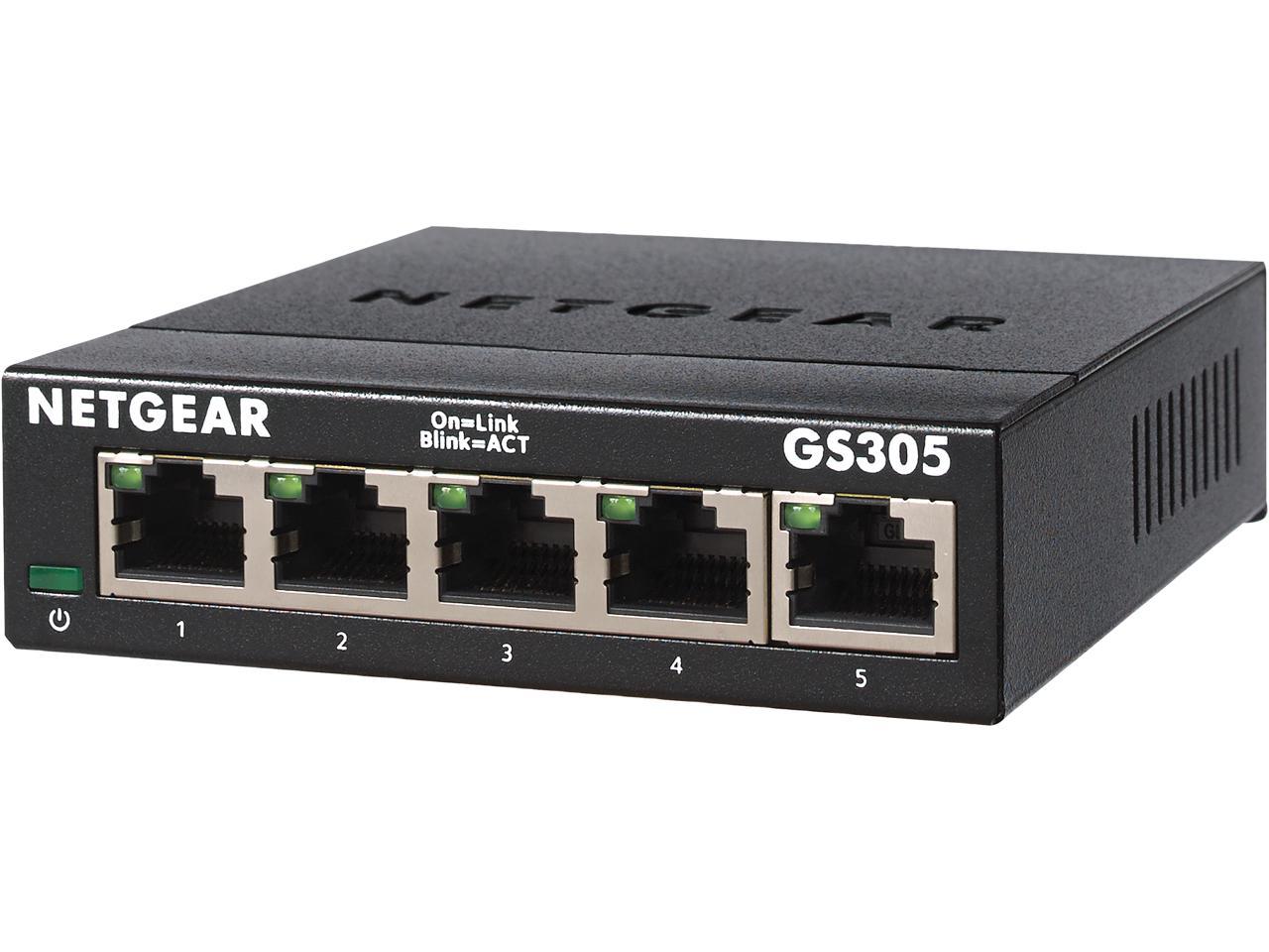 NETGEAR GS305-300PAS 5-port Gigabit Ethernet Unmanaged Switch (GS305)
