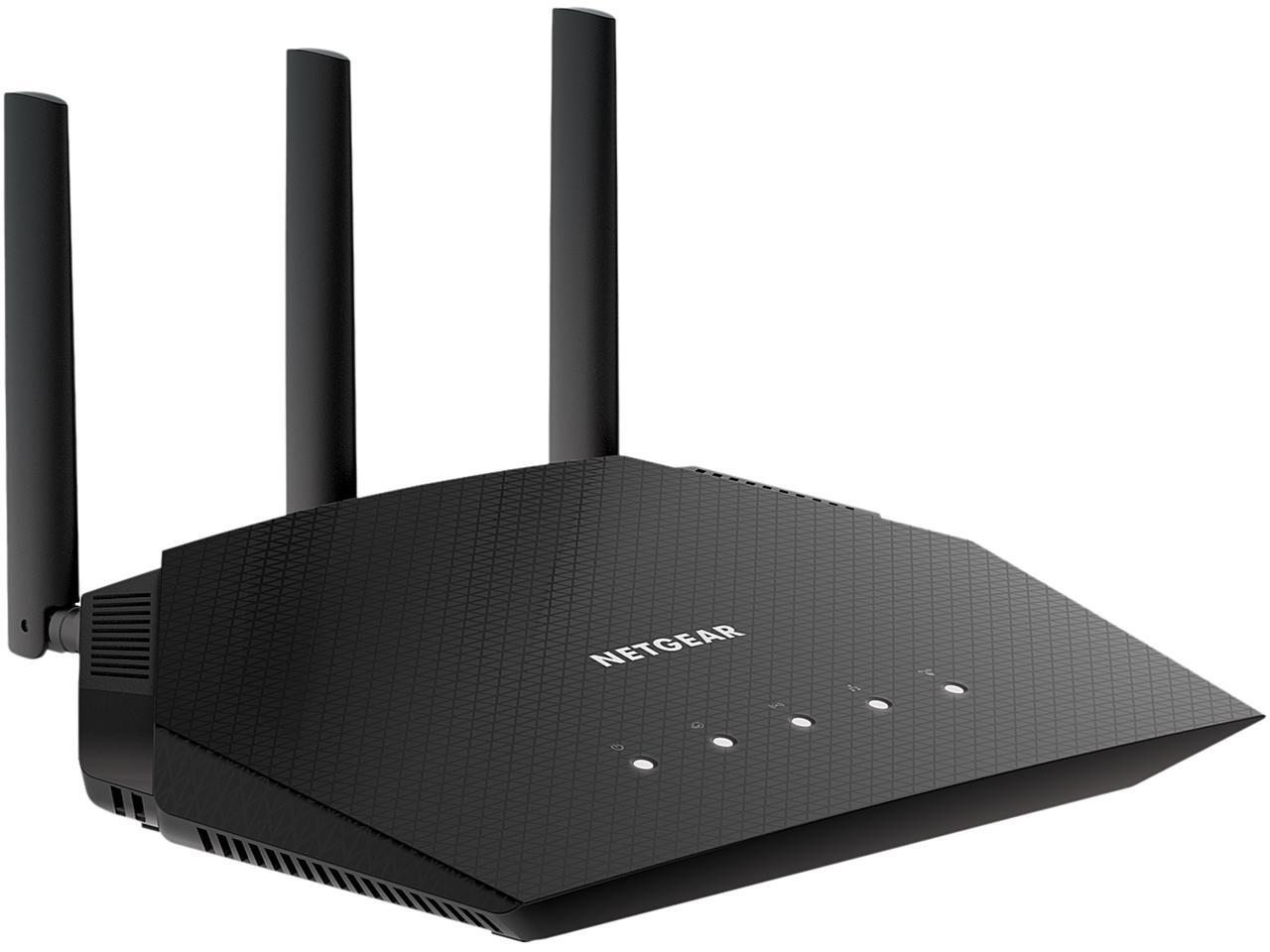 NETGEAR AX1800 4Stream DualBand WiFi 6 Router (up to 1.8Gbps) with