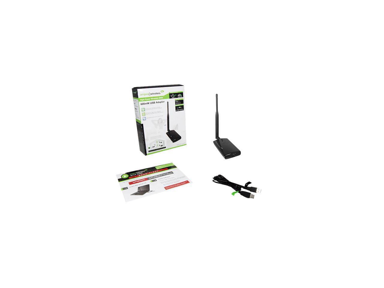 Amped Wireless UA600CA USB 2.0 High Power Wireless300N 600mW Adapter