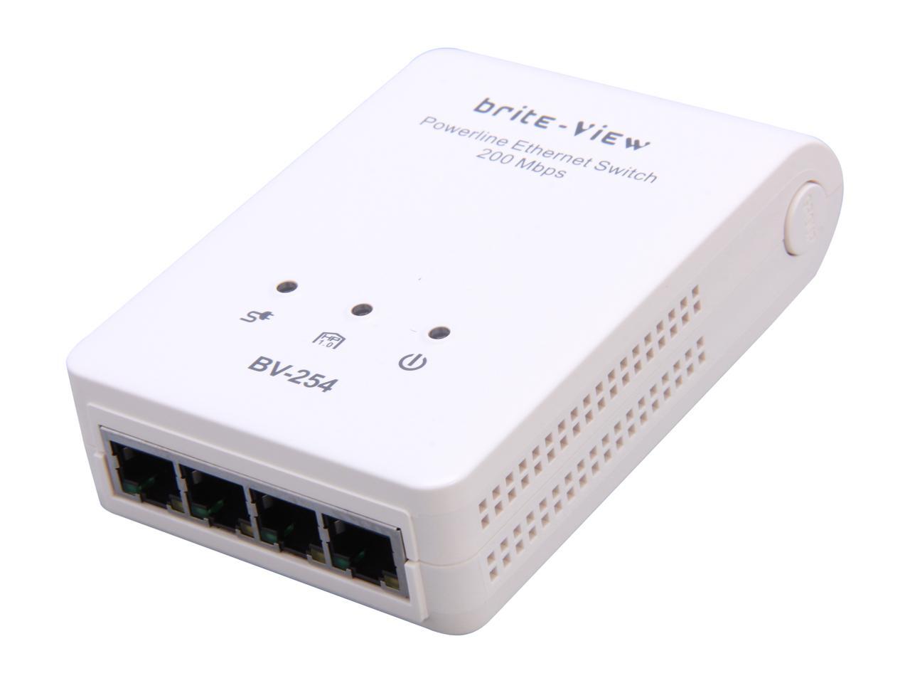 briteView BV210C Mini Powerline AV Network Adapter Kit