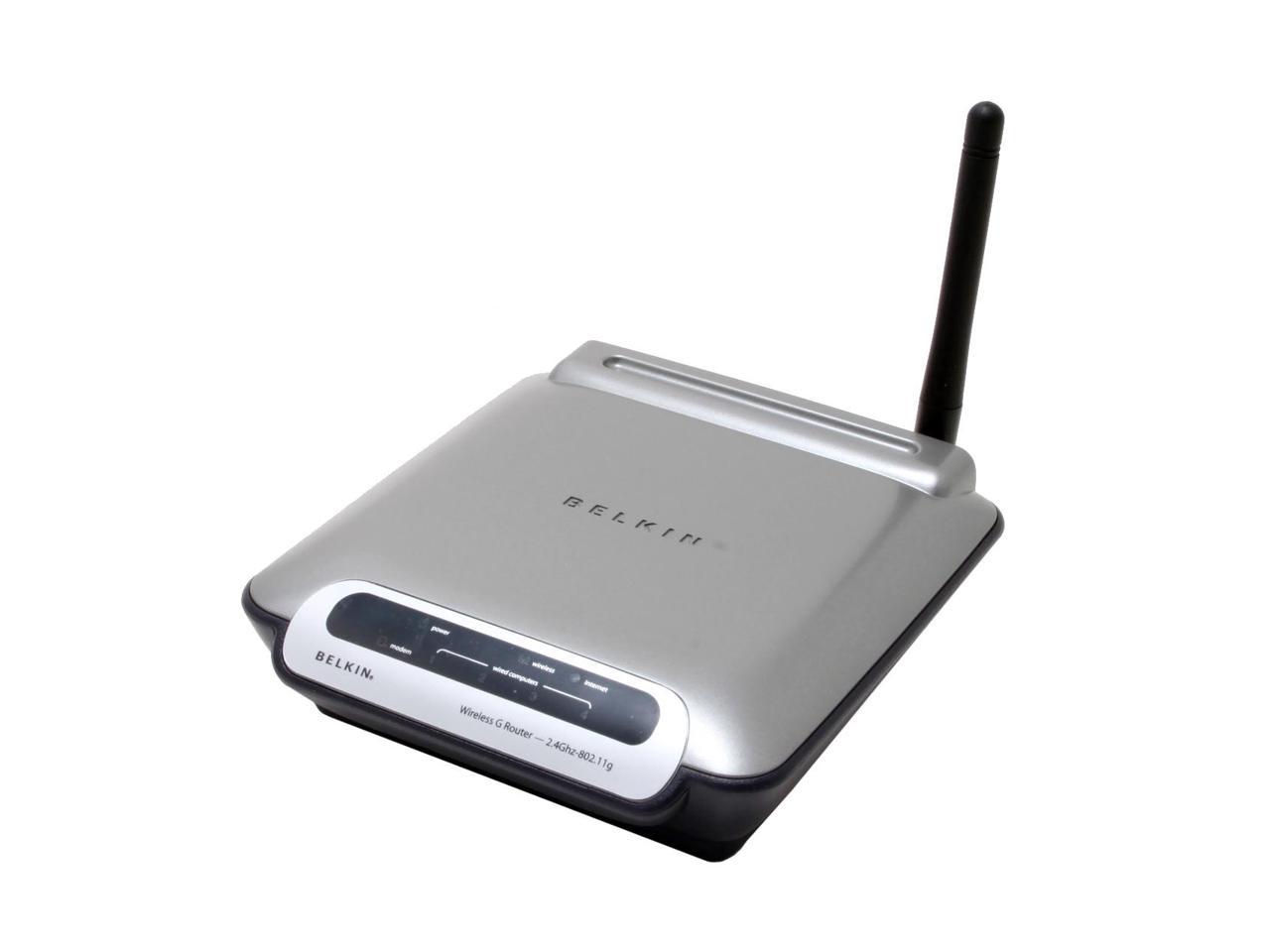 How do i get my belkin wireless router to work Belkin F5d7230 4 Wireless G Router Newegg Com