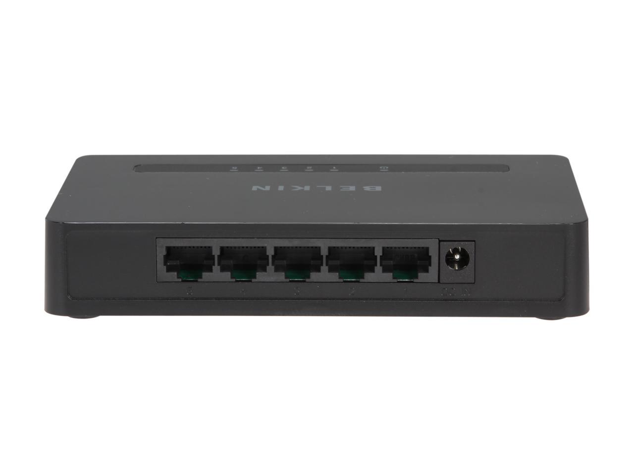 BELKIN F4G0500 5-Port Network Switch - Newegg.com