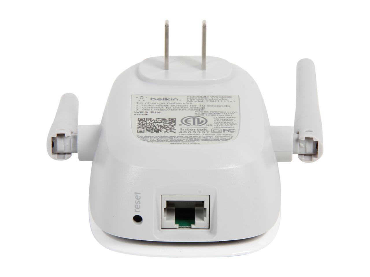 BELKIN F9K1111 N300 DualBand WiFi Range Extender