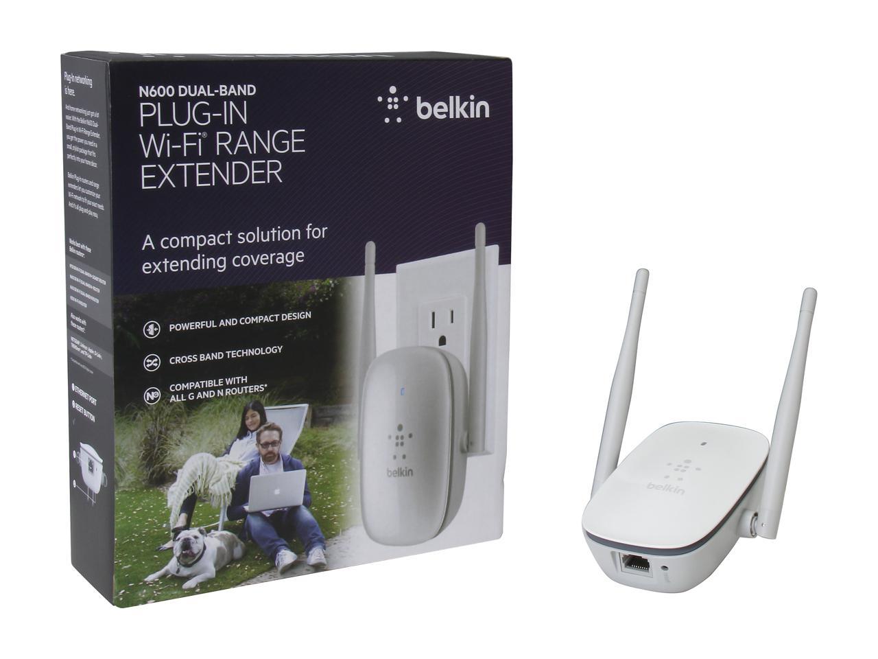 Belkin N600 Dual-Band Wi-Fi Range Extender F9K1122 