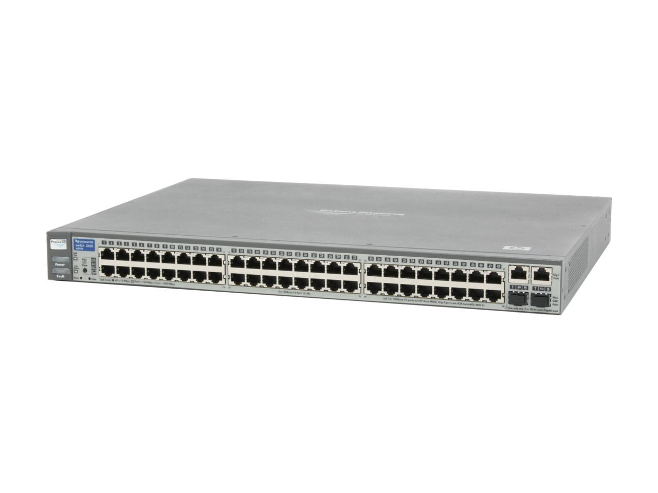 Hp J49b Procurve Switch 2650 Newegg Com