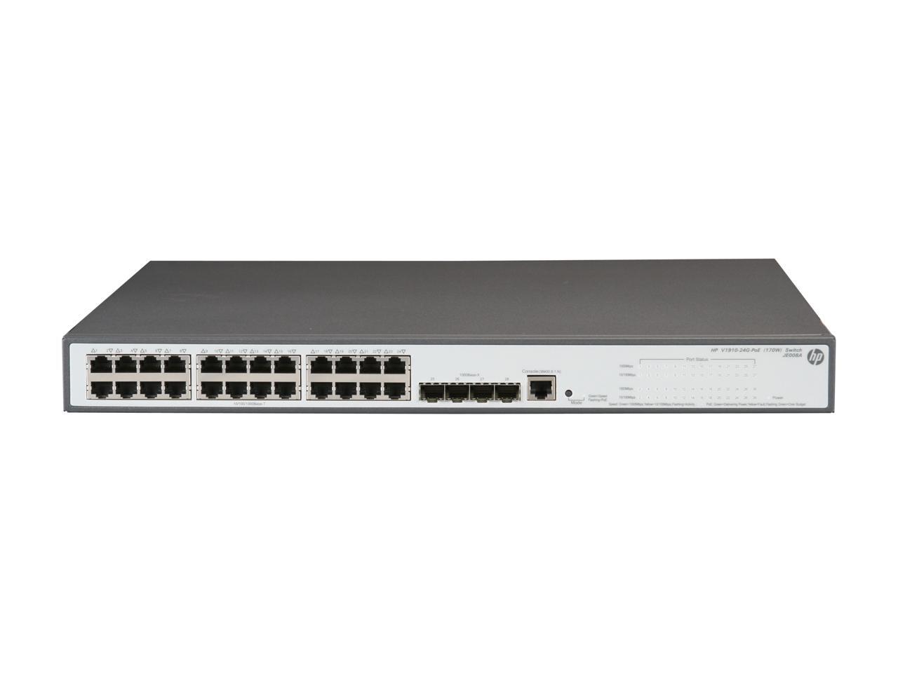 HP JE008AABA V191024GPoE Layer 3 Switch