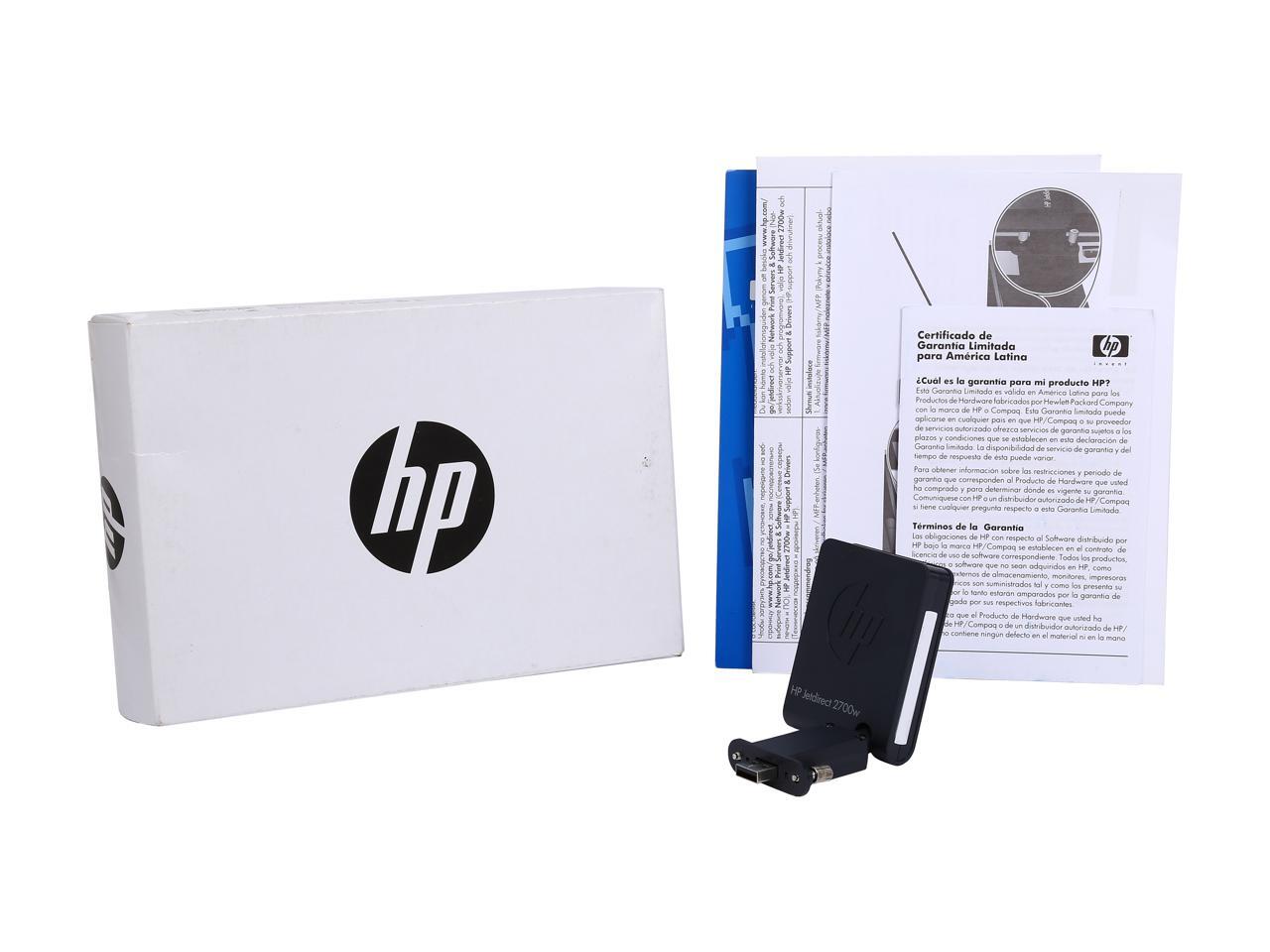 HPE Jetdirect 2700w J8026A Wireless Print Server