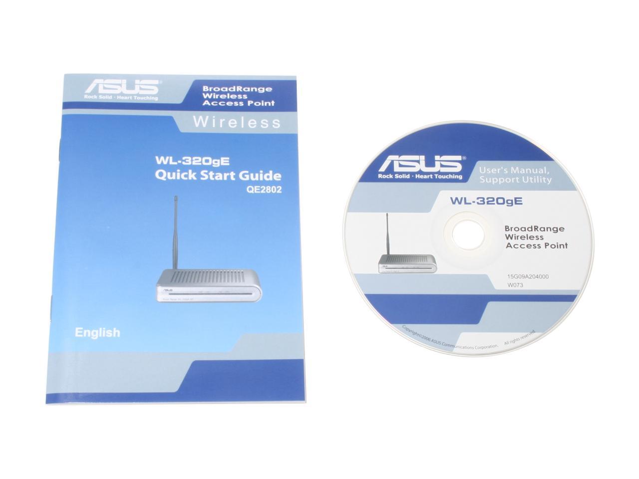 Настройка asus wl 320ge