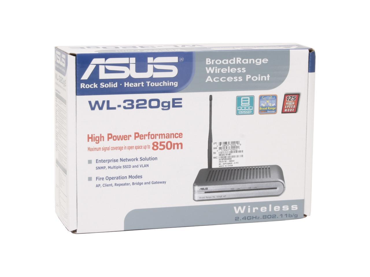 Настройка asus wl 320ge