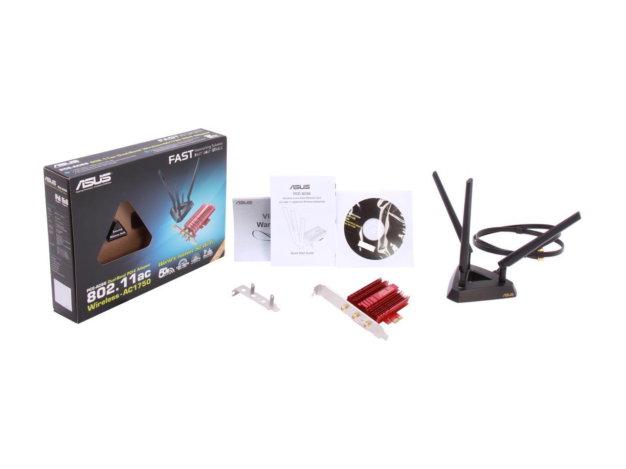 asus pce ac68 wifi card aux antenna