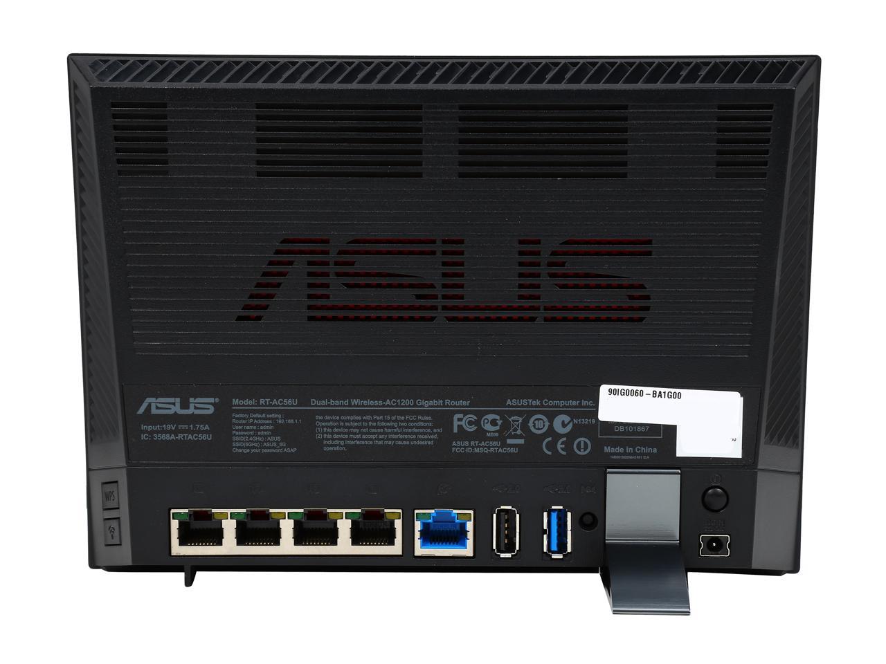 Asus rt ac56u настройка