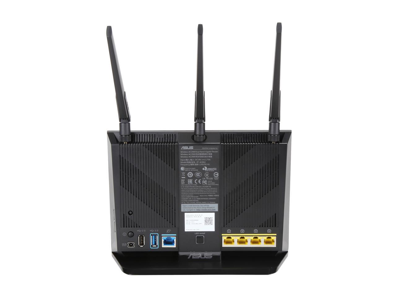 ASUS AC2900 WiFi Dualband Gigabit Wireless Router with 1.8GHz Dual