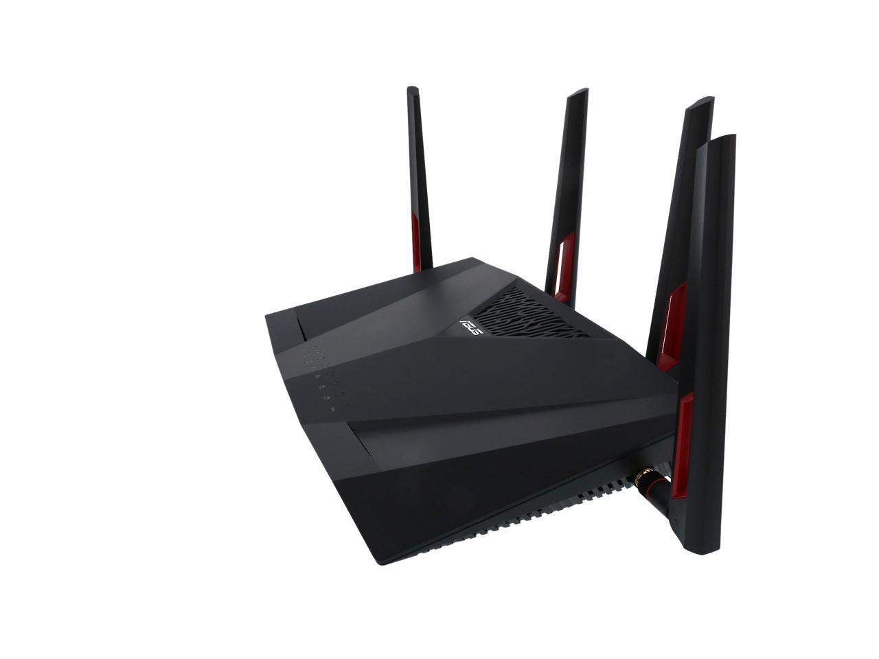 ASUS AC3100 Wi-Fi Dual-band Gigabit Wireless Router with 4x4 MU-MIMO, 8 x  LAN Ports, AiProtection Network Security and WTFast Game Accelerator,  AiMesh 